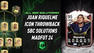 JUAN ROMAN RIQUELME | ALL 15 SBCS | (Easiest Way Possible) | MadFUT 24