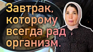 Сытный лечебный завтрак. Овсяный кисель с имуномодуляторами и противопаразитаркой.