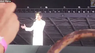 [fancam] Dimash Qudaibergen - a fragment from Ave Maria - Stranger Solo Concert, Almaty, KZ 9/23/22