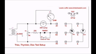 How to Check SCRs and Triacs - Simple Circuit Part 1