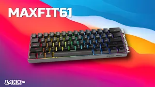 รีวิวคีย์บอร์ด 60% MAXFIT61 RGB Hotswap ราคาสุดคุ้ม