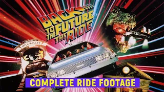 Back to the Future The Ride Complete Ride Footage Universal Studios Florida Hollywood Japan