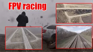 FPV Racing полёты на квадрокоптере 2020