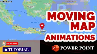 Create Map Animation in Powerpoint - Animated Traveling map