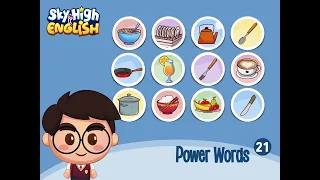 SKY HIGH ENGLISH - POWER WORDS 21