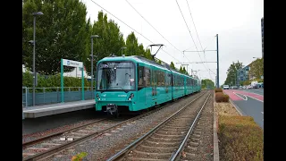 [Ersteinsatz] VGF Bombardier U5-75 Wagen 911+1957+912 im Linieneinsatz auf der U5 in Frankfurt Main