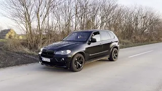 Bmw x5 e70 3.0d straight pipe exhaust sound (dpf, scr, egr delete)