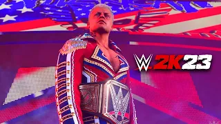 WWE 2K23 CODY RHODES CHAMPIONSHIP ENTRANCE