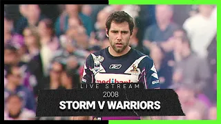 Storm v Warriors | Finals Week 1, 2008 | Full Match Replay | NRL