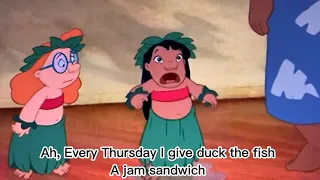 sandwich day, lilo & stich  (English subtitle)