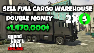 Easiest Double Money Ever - Selling Full Special Cargo Warehouse Medium Size Solo | GTA 5 Online