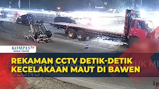 Detik-detik Kecelakaan Beruntun di Exit Tol Bawen Semarang, Truk Rem Blong Tabrak Motor dan Mobil!