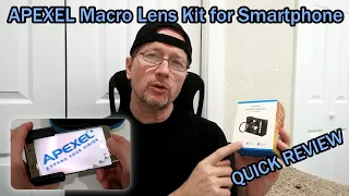 APEXEL Macro Lens Kit for Smartphone 10X Macro Lens Quick Review