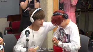 [ENG SUB] 150702 Super Junior's Kiss the Radio - BTS Jimin's Mission VMIN CUT