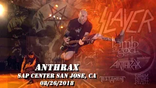 Anthrax - Live At The SAP Center - San Jose, CA - 08/26/2018 - Slayer Farewell Tour