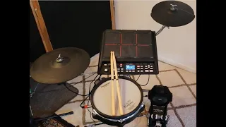 Roland SPD-SX E-kit using external trigger pads.