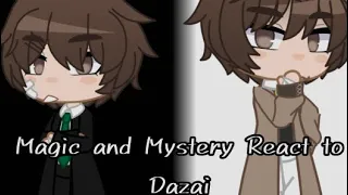 Magic and Mystery React to Dazai (Harry Potter x Bsd AU)
