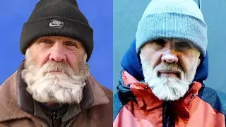 BUY CLOTHING THE HOMELESS GRANDFATHER | Attacked in GUM