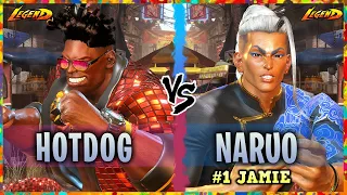 SF6 ▰ Dee Jay ( Hotdog ) Vs. Ranked #1 Jamie ( Naruo )『 Street Fighter 6 』