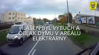 Výjezd JSDH Hodonín - POŽÁR - PRŮMYSLOVÉ OBJEKTY, SKLADY - Hodonín, U Elektrárny - 8.11.2022