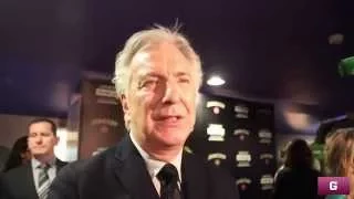 GOSS TV: Red carpet interview with Alan Rickman