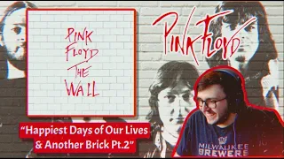 FIRST TIME HEARING "BRICK IN THE WALL PT 2" - PINK FLOYD (REACTION)