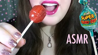 ASMR Watermelon Lollipop with BUBBLE GUM center [Extremely Satisfying]