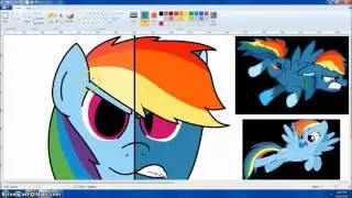 [Speedpaint] Rainbow Dash Two Sides