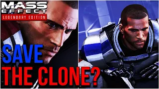 Mass Effect 3 - What Happens if You SAVE the Clone? (Citadel DLC)