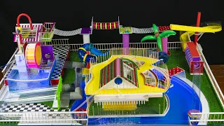 AQUAPARK MAZE FOR HAMSTER! Pool Maze for Hamster! DIY! Amazing Hamster Maze