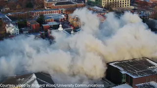 Cather-Pound Residence Hall Implosion