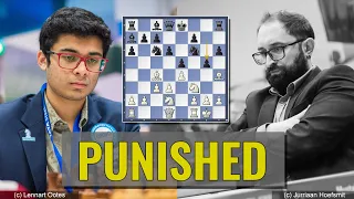 Punished | Leon Mendonca vs Mustafa Yilmaz | Tata Steel Challengers 2024