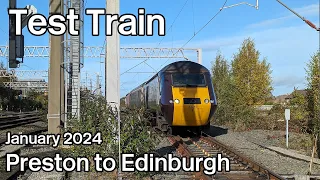 Test Train Driver's Eye View: Preston to Edinburgh (including new Carstairs Layout)