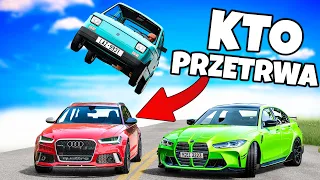 ❄️ TEST PRZETRWANIA Z PUŁAPKAMI NA MROCZNEJ WYSPIE!? | BeamNG Drive |