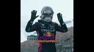 Verstappen breaks Vettel's record #formula1 #formula #maxverstappen #sebastianvettel #shorts