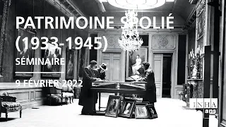 Séminaire l Patrimoine spolié. Avant la guerre : L'autre Allemagne en France, 1933-1940