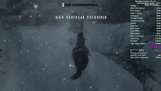 Skyrim Glitchless Main Quest 1:18:11 (Old WR) (Speedrun)