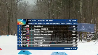 News Day 6 Cross-Country Skiing Men's 10km Individual Pursuit Free #LakePlacid2023