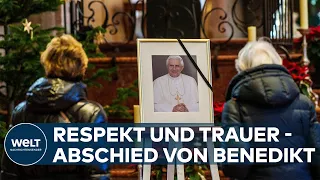 ZUM TOD VON BENEDIKT XVI: So reagiert die Welt auf den Tod des eremitierten Papstes