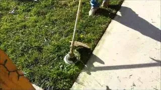 WeedShark Weed Trimmer Head Demo 2014