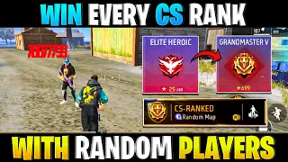 How to Win CS Rank With Random Players | Clash Squad Ranked Tips And Tricks | GARENA FREE FIRE