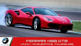 Ferrari 488 GTB ✔ POWERSLIDES ACCELERATIONS ✔  Auto Racing (Sport) Cars