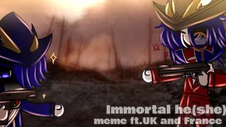 Immortal he(she) meme|ft.UK and France|Countryhumans|🗡Battle of Waterloo🗡