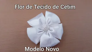 Flor de Tecido de Cetim, Modelo novo