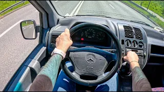 1997 Mercedes Vito W638 [2.3 D 79HP] |0-100| POV Test Drive #1679 Joe Black