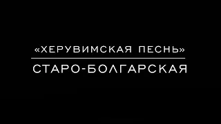 «Херувимская песнь» Старо-Болгарская в изложении иг. Силуана Туманова