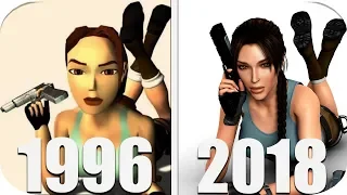 THE Evolution of Tomb Raider Games 1996-2018