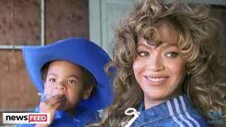 Blue Ivy Carter & Beyonce's Twins Make RARE Cameo In Ivy Park Ad!