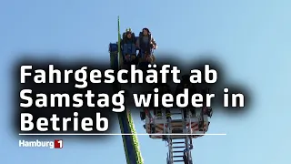 Hamburger DOM: Fahrgeschäft in Reparatur und ab Samstag wieder in Betrieb