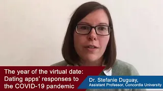 Dating Apps’ Responses to the COVID-19 Pandemic with Dr Stefanie Duguay | Webinar Oct 9, 2020